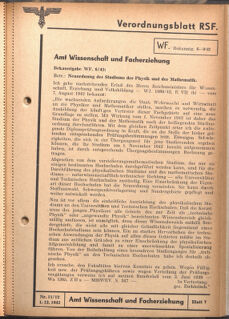 Verordnungsblatt des Reichsstudentenführers 19421201 Seite: 25