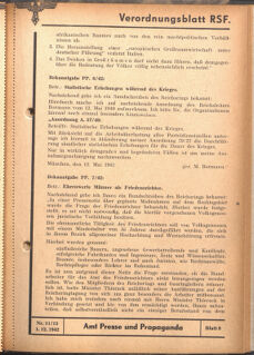 Verordnungsblatt des Reichsstudentenführers 19421201 Seite: 33