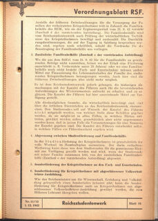 Verordnungsblatt des Reichsstudentenführers 19421201 Seite: 49