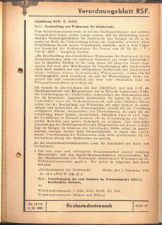 Verordnungsblatt des Reichsstudentenführers 19421201 Seite: 53