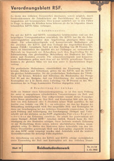 Verordnungsblatt des Reichsstudentenführers 19421201 Seite: 56