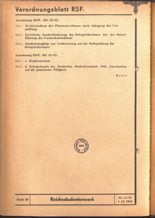 Verordnungsblatt des Reichsstudentenführers 19421201 Seite: 58