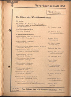 Verordnungsblatt des Reichsstudentenführers 19421201 Seite: 7