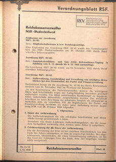 Verordnungsblatt des Reichsstudentenführers 19421201 Seite: 9