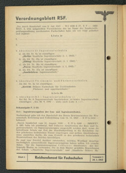 Verordnungsblatt des Reichsstudentenführers 19430130 Seite: 22