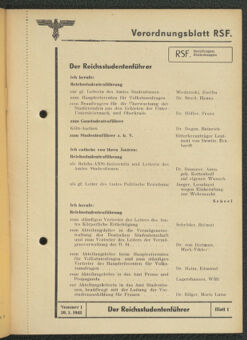 Verordnungsblatt des Reichsstudentenführers 19430130 Seite: 3