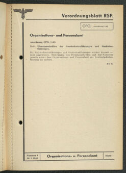 Verordnungsblatt des Reichsstudentenführers 19430130 Seite: 33