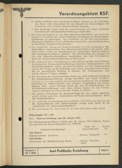 Verordnungsblatt des Reichsstudentenführers 19430130 Seite: 37