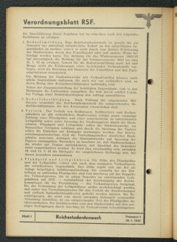 Verordnungsblatt des Reichsstudentenführers 19430130 Seite: 48