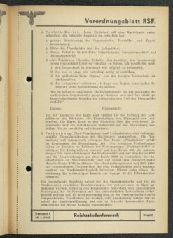 Verordnungsblatt des Reichsstudentenführers 19430130 Seite: 49