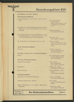 Verordnungsblatt des Reichsstudentenführers 19430130 Seite: 5