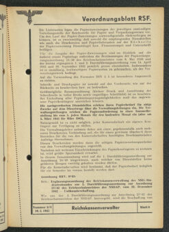 Verordnungsblatt des Reichsstudentenführers 19430310 Seite: 19