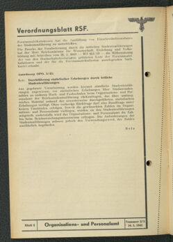 Verordnungsblatt des Reichsstudentenführers 19430310 Seite: 22