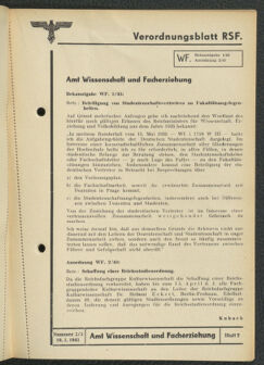 Verordnungsblatt des Reichsstudentenführers 19430310 Seite: 29