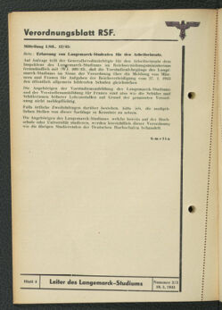 Verordnungsblatt des Reichsstudentenführers 19430310 Seite: 32