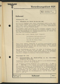 Verordnungsblatt des Reichsstudentenführers 19430310 Seite: 33