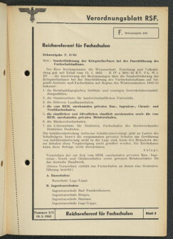 Verordnungsblatt des Reichsstudentenführers 19430310 Seite: 37