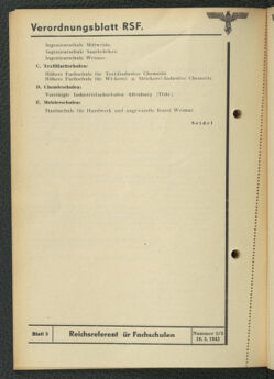 Verordnungsblatt des Reichsstudentenführers 19430310 Seite: 38