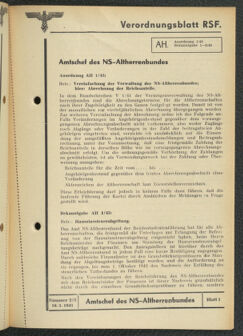 Verordnungsblatt des Reichsstudentenführers 19430310 Seite: 39