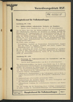 Verordnungsblatt des Reichsstudentenführers 19430310 Seite: 43