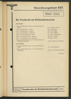 Verordnungsblatt des Reichsstudentenführers 19430310 Seite: 47