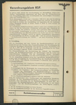 Verordnungsblatt des Reichsstudentenführers 19430501 Seite: 20