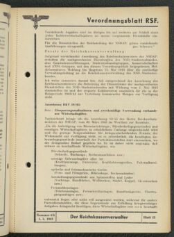 Verordnungsblatt des Reichsstudentenführers 19430501 Seite: 25