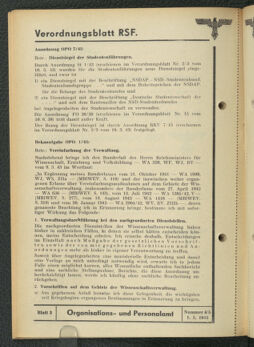 Verordnungsblatt des Reichsstudentenführers 19430501 Seite: 46