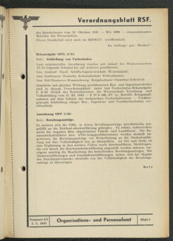 Verordnungsblatt des Reichsstudentenführers 19430501 Seite: 49