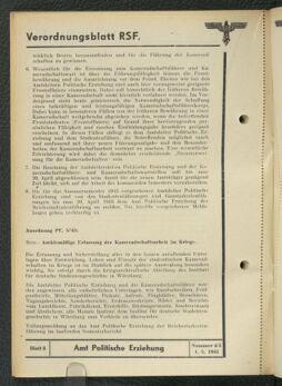 Verordnungsblatt des Reichsstudentenführers 19430501 Seite: 52