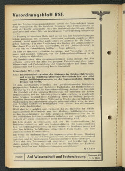 Verordnungsblatt des Reichsstudentenführers 19430501 Seite: 66