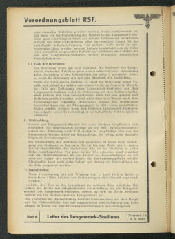 Verordnungsblatt des Reichsstudentenführers 19430501 Seite: 70