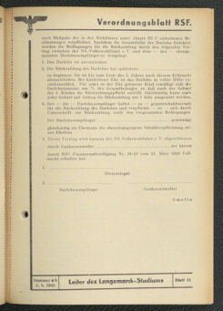 Verordnungsblatt des Reichsstudentenführers 19430501 Seite: 79