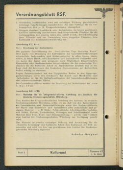 Verordnungsblatt des Reichsstudentenführers 19430501 Seite: 82