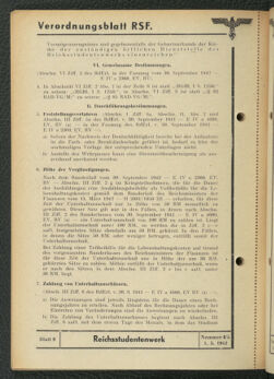 Verordnungsblatt des Reichsstudentenführers 19430501 Seite: 94