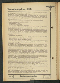 Verordnungsblatt des Reichsstudentenführers 19430615 Seite: 18