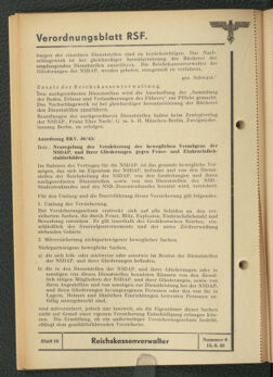 Verordnungsblatt des Reichsstudentenführers 19430615 Seite: 22