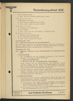 Verordnungsblatt des Reichsstudentenführers 19430615 Seite: 31