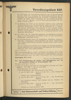 Verordnungsblatt des Reichsstudentenführers 19430615 Seite: 41