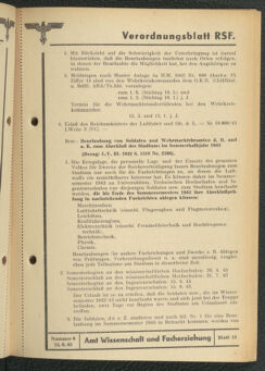 Verordnungsblatt des Reichsstudentenführers 19430615 Seite: 43