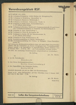 Verordnungsblatt des Reichsstudentenführers 19430615 Seite: 50