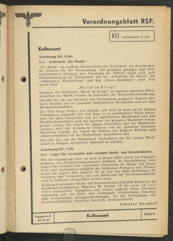 Verordnungsblatt des Reichsstudentenführers 19430615 Seite: 51