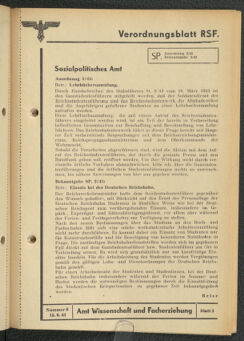 Verordnungsblatt des Reichsstudentenführers 19430615 Seite: 53