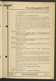 Verordnungsblatt des Reichsstudentenführers 19430615 Seite: 71