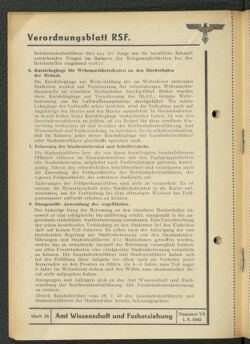 Verordnungsblatt des Reichsstudentenführers 19430801 Seite: 28