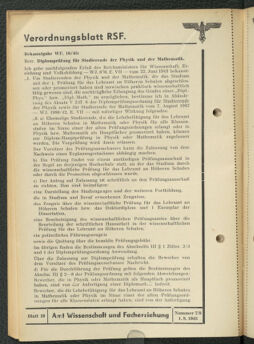 Verordnungsblatt des Reichsstudentenführers 19430801 Seite: 34