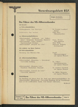 Verordnungsblatt des Reichsstudentenführers 19430801 Seite: 9