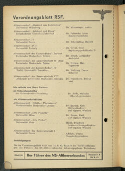 Verordnungsblatt des Reichsstudentenführers 19430920 Seite: 10