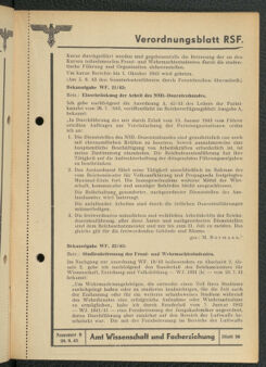 Verordnungsblatt des Reichsstudentenführers 19430920 Seite: 23