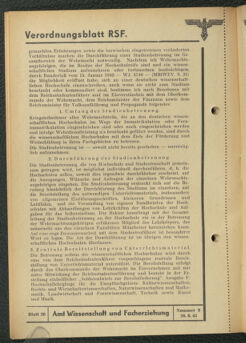 Verordnungsblatt des Reichsstudentenführers 19430920 Seite: 24